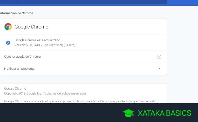 Cómo ver tu versión actual de Chrome, Firefox y Opera