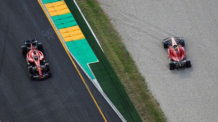 Leclerc Sainz Australia F1 2022