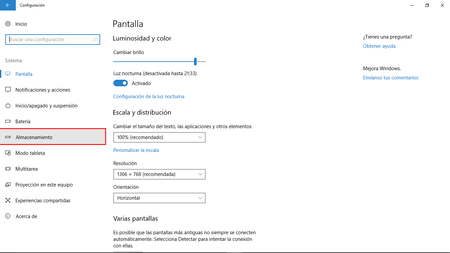 Sensor de Almacenamiento