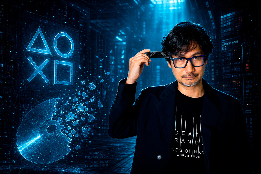 Hideo Kojima durante un evento