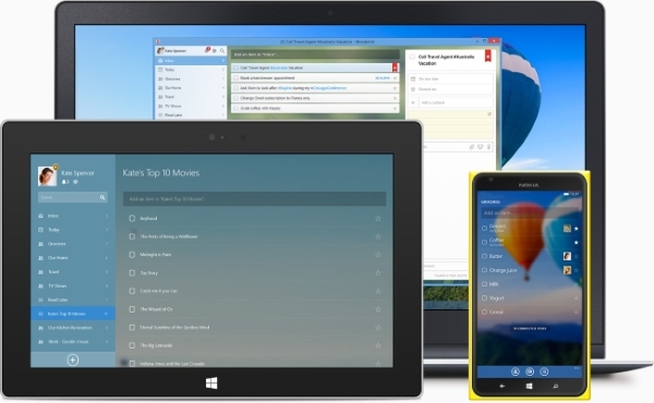 Wunderlist Alldevices