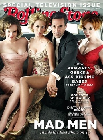 Mad Men en la portada de la Rolling Stone: culo veo, culo quiero