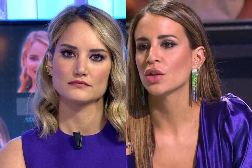 La bofetada sin mano de Cristina Porta a Alba Carrillo para defender a Jorge Pérez en 'Sálvame'