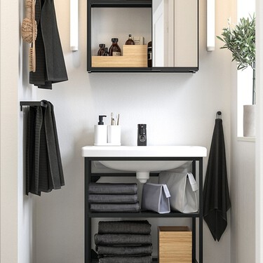 El accesorio sin obras de Ikea que convierte un baño pequeño en un espacio organizado de diseño, por 8 euros