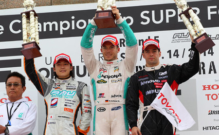 Podio Autopolis Super Fórmula 2014