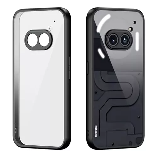 Heioloo Funda para Nothing Phone 2a/Nothing Phone 2a Plus Carcasa Protectora Transparent Hard PC Back Resistente a los Arañazos Antigolpes Funda para Nothing Phone 2a