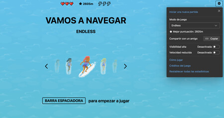 Cómo acceder al juego Surf que incorpora Edge y cómo compartir los logros con amigos