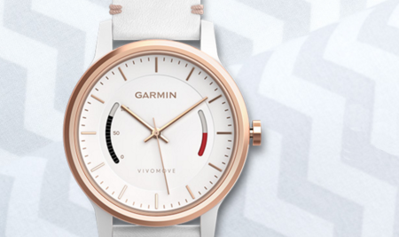 El elegante Vivomove de Garmin llega para controlar tu actividad y es compatible con Windows 10 Mobile