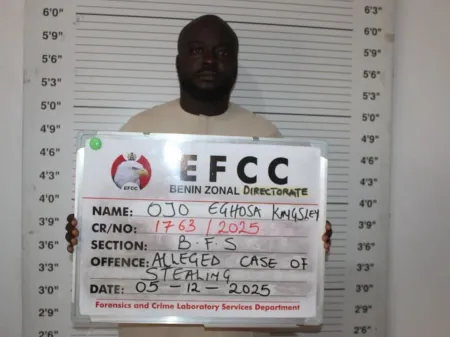 Ojo Eghosa Kingsley preso.