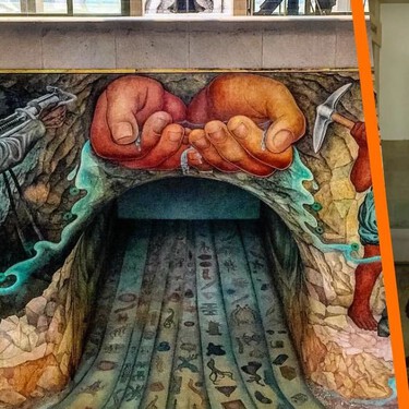 El mural semiacuático en CDMX que se ve desde las alturas y al que puedes llegar en Cablebús: perfecto para escapar del bullicio