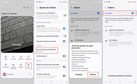 Historias Galeria Samsung
