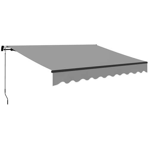 Outsunny Toldo Manual Retráctil 360x220 cm 