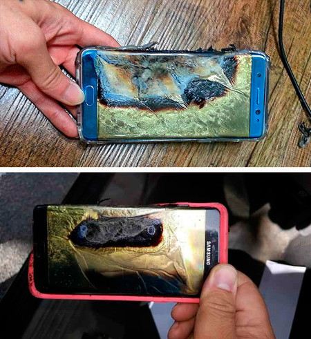 Samsung Galaxy Note 7 batería defectuosa