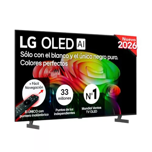 LG OLED65B65LA - Smart TV OLED AI 65" 4K Sin Reflejos 98.3%, 2026