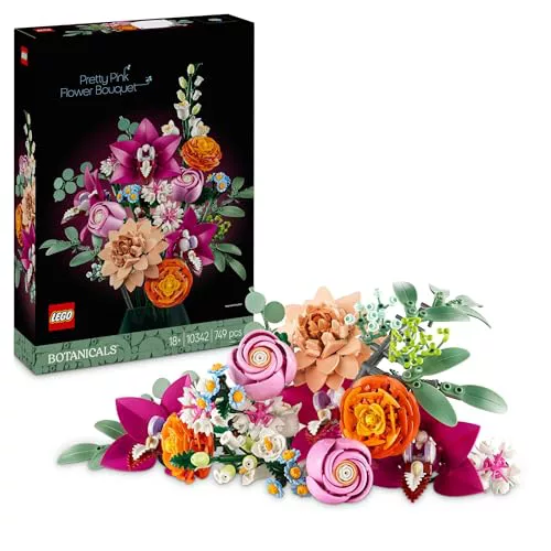 LEGO Botanical Ramo de Flores Fantasía en Rosa 