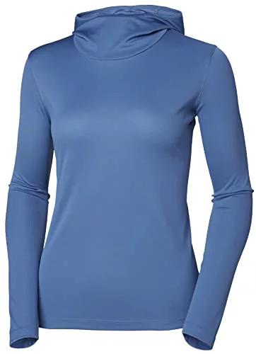 Helly Hansen W Verglas Shade-Sudadera con Capucha Camisa, Azurita, XS para Mujer