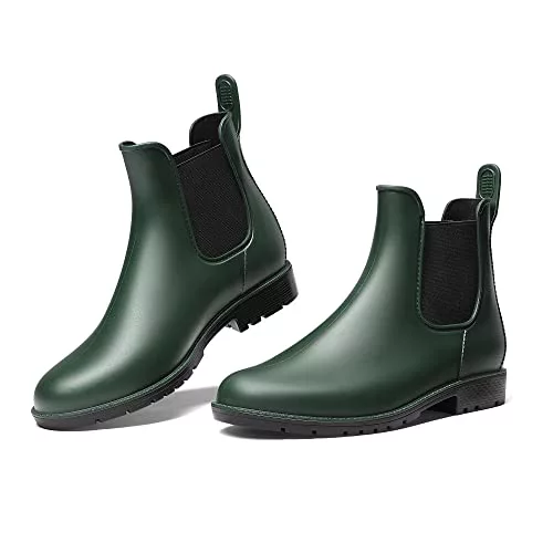 DREAM PAIRS Botas de Agua Mujer Chelsea 