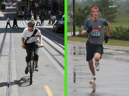 Bicicleta o carrera. Pros y contras de dos actividades aeróbicas