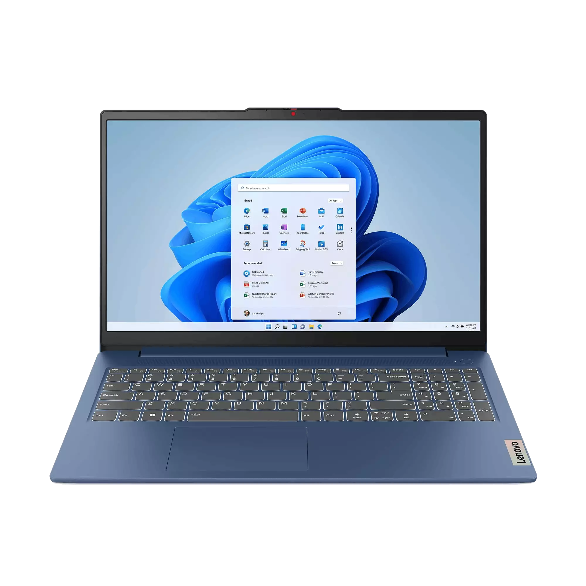 Portátil - Lenovo IdeaPad Slim 3 15IAN8, 15.6" Full-HD, Intel® Core™ i3-N305, 8GB RAM, 512GB SSD, UHD Graphics, Sin sistema operativo, Azul