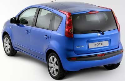 nissan note trasera