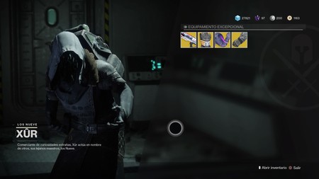 Destiny 2: ubicación de Xur y equipamiento (del 20 al 24 de octubre)