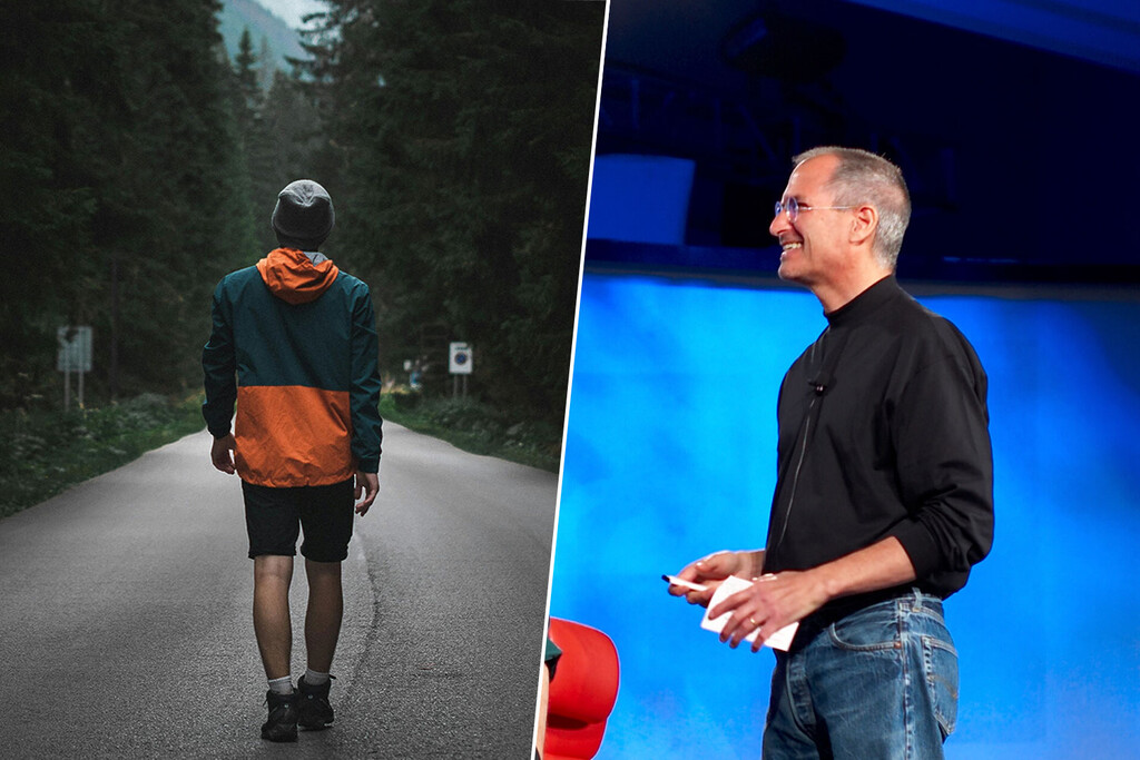 Steve Jobs afrontaba los problemas más complicados con un paseo de 10 minutos. La ciencia está demostrando que tenía razón