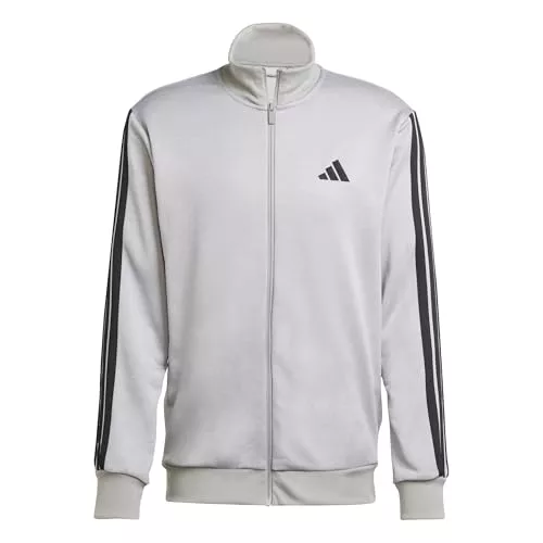 adidas Uomo 3 STRIPES FRENCH TERRY TRACKSUITS, medium grey heather/mgh solid grey, XL