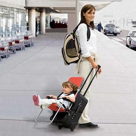 Maleta para llevar a los niños