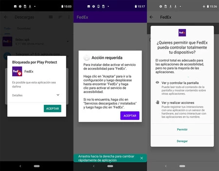 悪意のある活動にアクセシビリティ権限を悪用するマルウェアの例