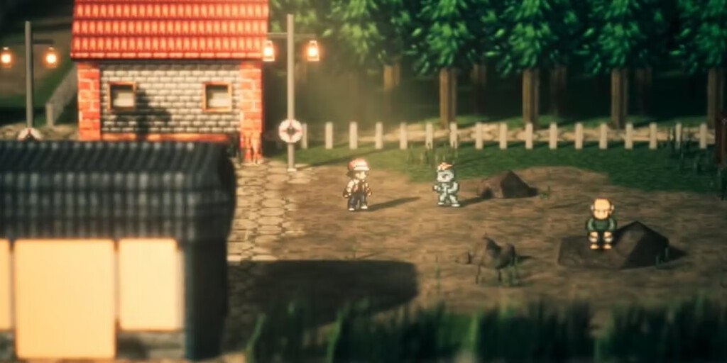 Un fan se imagina cómo sería un remake de Pokémon Azul y Rojo con los gráficos de Octopath Traveler y solo sueño con que se haga real Un fan se imagina cómo sería un remake de Pokémon Azul y Rojo con los gráficos de Octopath Traveler y solo sueño con que se haga real