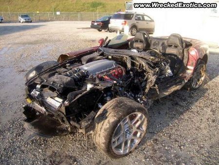 2008 Dodge Viper SRT-10 accidentado