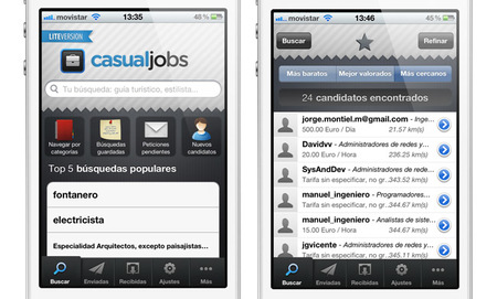 Una nueva bolsa de trabajo para freelances en el móvil
