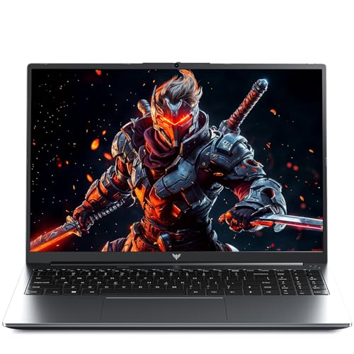 ACEMAGIC Ordenador Portatil Gaming Ryzen 7 7735HS(hasta 4,75Ghz) DDR5 Batería i7 Portátil 16GB RAM 512GB SSD 