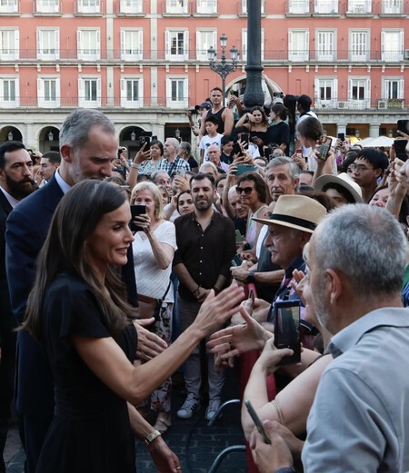 Los brazos de la reina Letizia