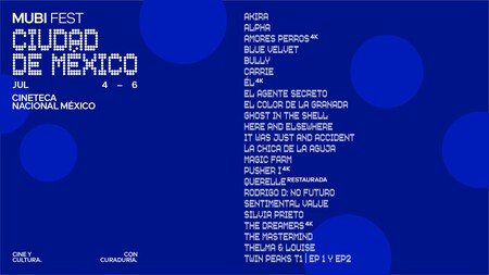 Mubi Fest 2025 Cartelera Anime Akira