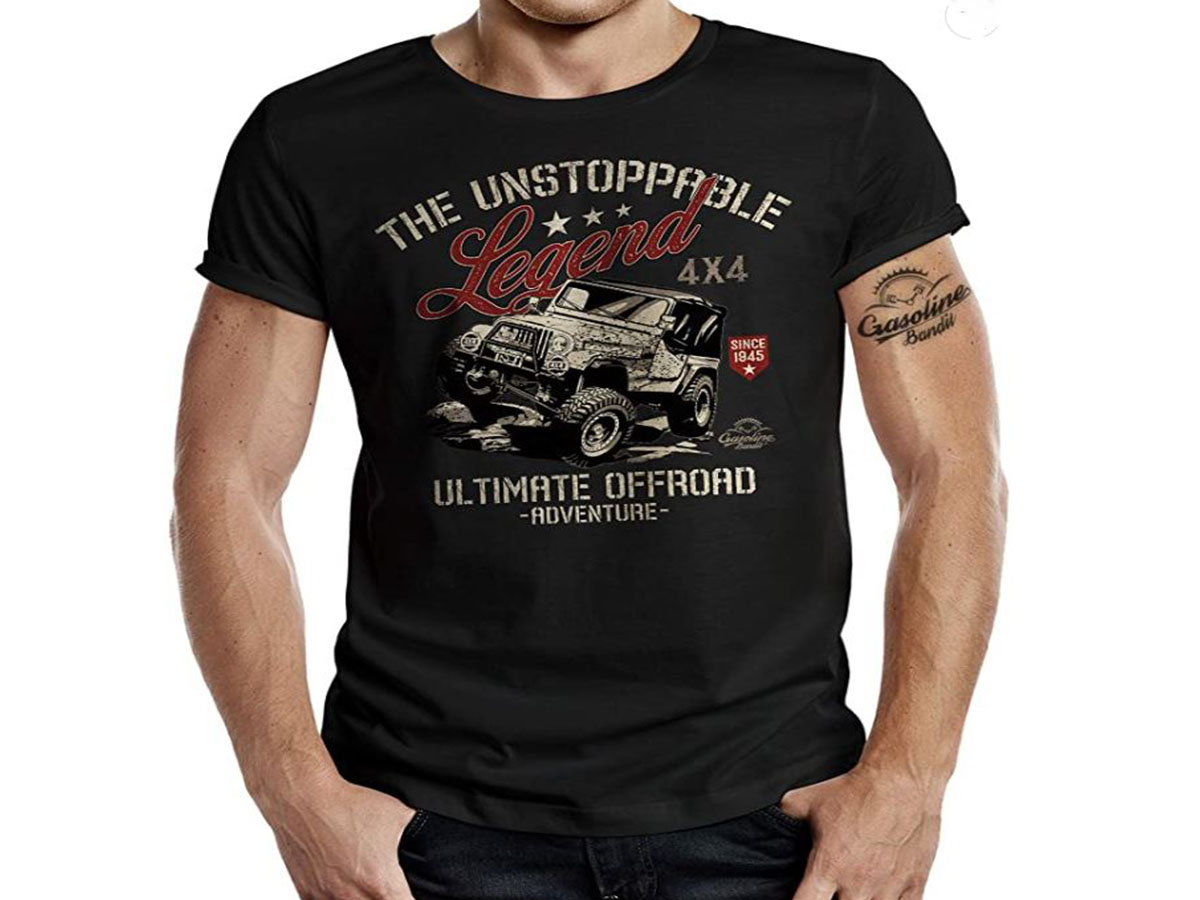 La camiseta para los fans de Jeep todoterreno: The Unstoppable Legend Ultimate Negro L