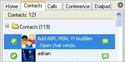 Chat con tus contactos de AIM y MSN directamente desde Gizmo project