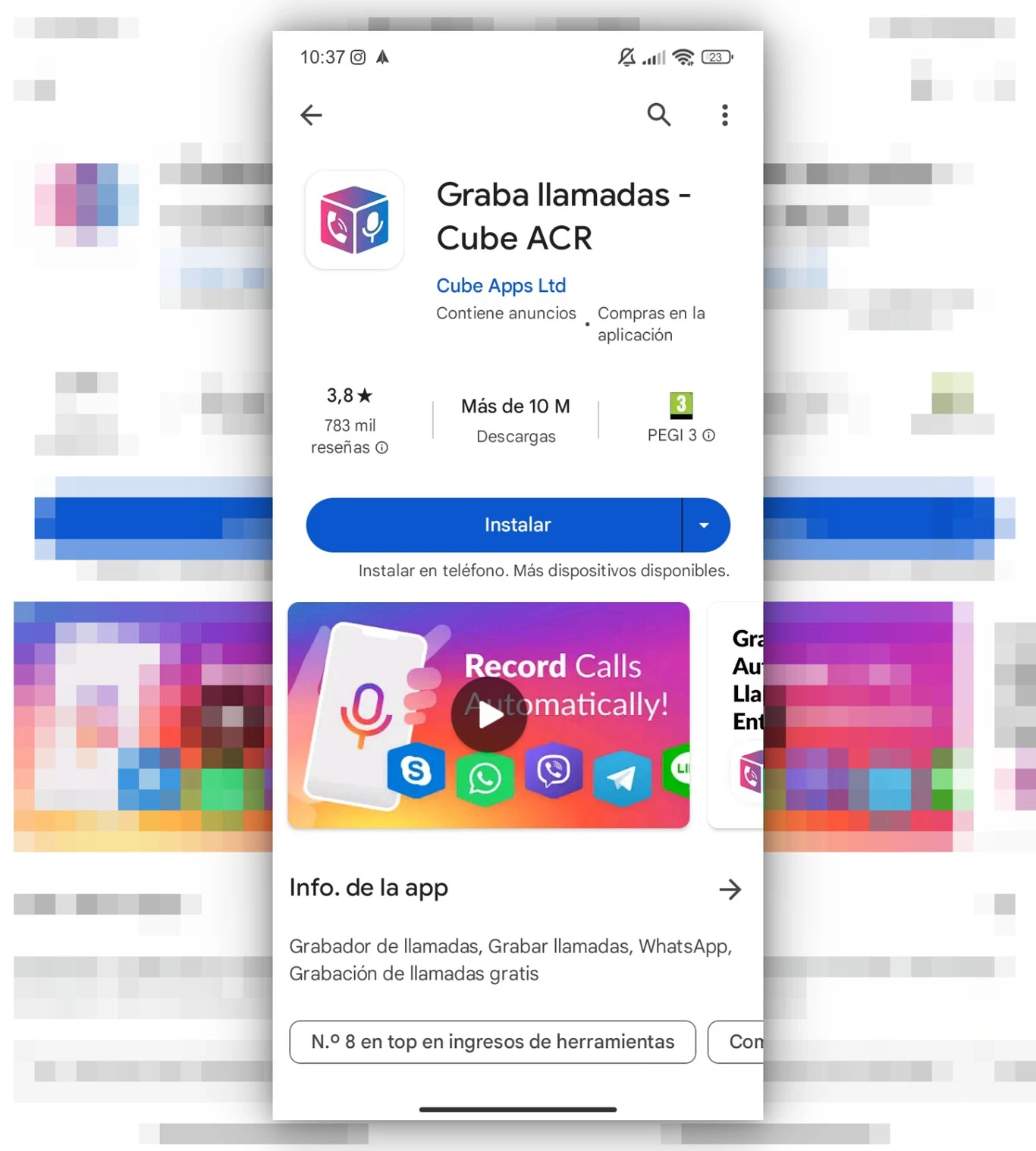 Apps Llamadas