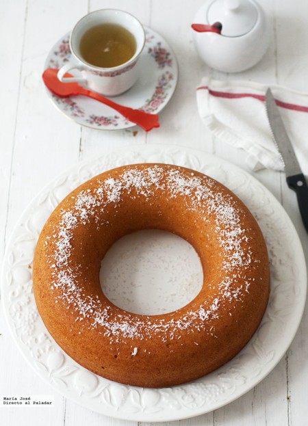 Bizcocho fabiola. Receta típica de Altea