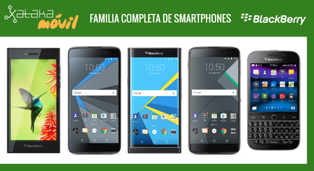 Así queda el catálogo completo de smartphones BlackBerry