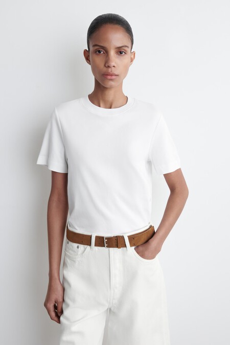 Mejor Camiseta Blanca Calidad Tejido Bonita Textura Suave Algodon