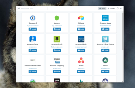 Este programa te permite ejecutar webapps desde el escritorio en Windows, macOS y Linux