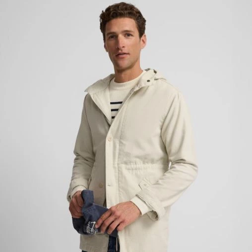 Silbon
Parka de hombre capucha beige claro
