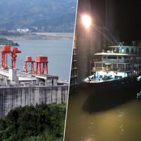 En China hay barcos del tamaño de rascacielos navegando a miles de kilómetros del mar. Todo gracias a sus grúas