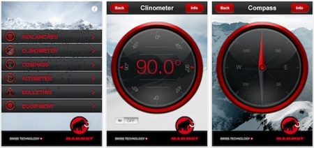 Mammut lanza su propia aplicación de seguridad en la montaña para el iPhone