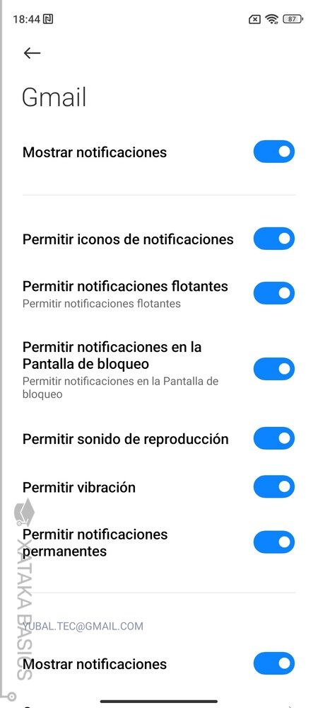 Tipos Notificaciones