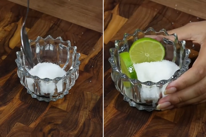Nunca se me hubiera ocurrido hacer una vela antimosquitos tan bonita como esta usando sal, limones y un bote o vaso que no uses