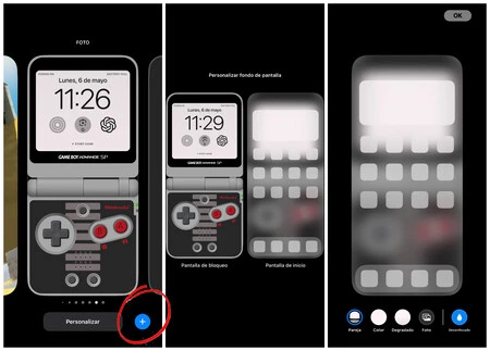 iPhone の 2 つの壁紙