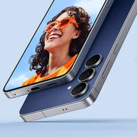 Celular Samsung con buena relación calidad-precio. Tiene tres cámaras y funciones de IA como un gama alta 