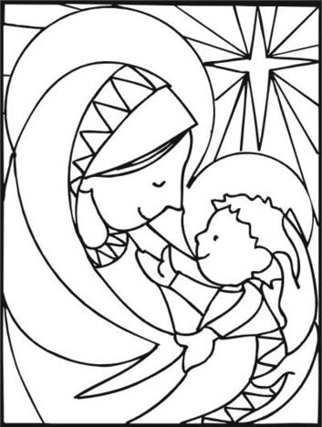 Imprime y colorea dibujos de Navidad